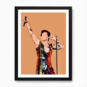 Harry Styles Print | Harry Styles Live Print Art Print