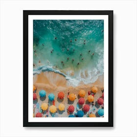 Aerial View Miami Beach Art Print