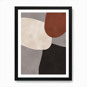 Expressive geometric shapes 5 Art Print