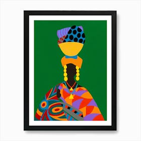 African Woman 3 Art Print