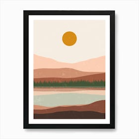 Landscape Painting 12 Art Print