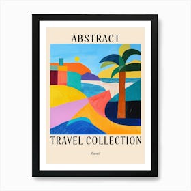 Abstract Travel Collection Poster Kuwait 1 Poster