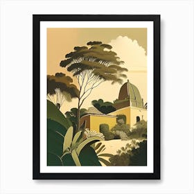Isla Holbox Mexico Rousseau Inspired Tropical Destination Art Print