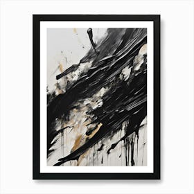 Abstract Painting Brush Strokes Art Print