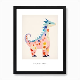 Nursery Dinosaur Art Anchisaurus 2 Poster Art Print