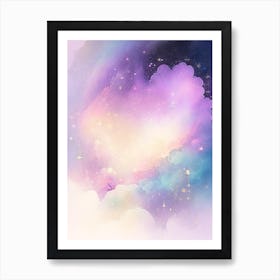 Dwarf Galaxy Gouache Space Art Print