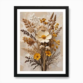 Fleurs Sechees, Dried Flowers Exhibition Poster 23 Art Print (11) Art Print