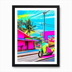 Chumphon Thailand Pop Art Photography Tropical Destination Art Print