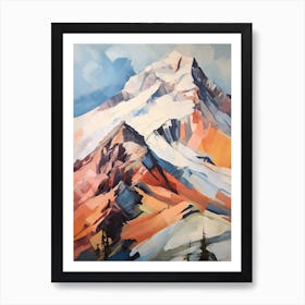 Mount Hayes Usa 1 Mountain Painting Art Print