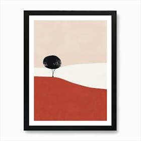 Lone Tree, Hygge Art Print