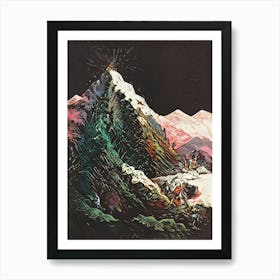 Lone Mountain Art Print