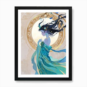 Chinese Woman 4 Art Print