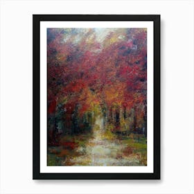 Autumn In The Woods Art Print