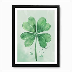 Four Leaf Clover Art Print