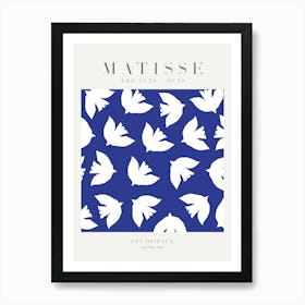 Birds On Blue Matisse Art Print