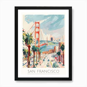 San Francisco Golden Gate Bridge Art Print