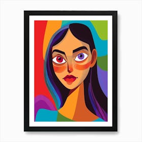 Portrait Of A Woman 267 Art Print