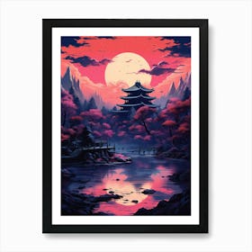 Asian Landscape Painting 10 Art Print