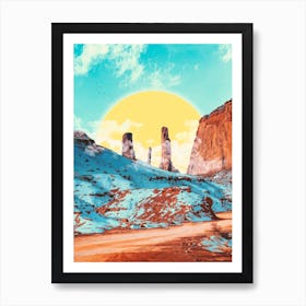 Desert Mountain Art Print