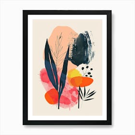 The Poetry Of Motion Mid Century Style Art Print
