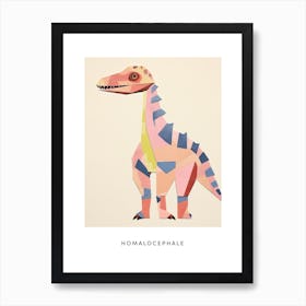 Nursery Dinosaur Art Homalocephale 3 Poster Art Print
