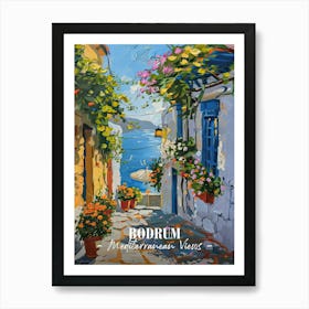 Mediterranean Views Bodrum 2 Art Print