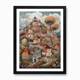 Russian Village 1 Art Print