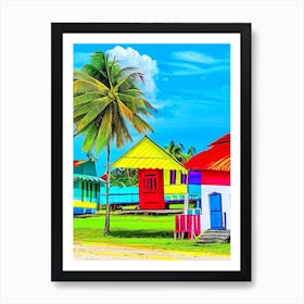 Guna Yala Panama Pop Art Photography Tropical Destination Art Print