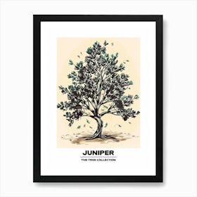 Juniper Tree Storybook Illustration 3 Poster Art Print