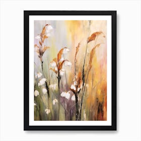 Fall Flower Painting Lily Of The Valley 3 Art Print