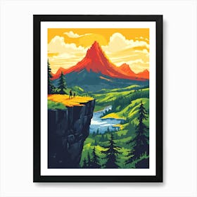 Landscape Painting Poster