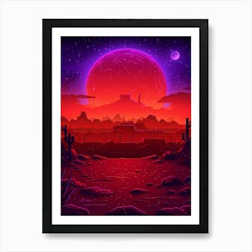 Desert Landscape 40 Art Print