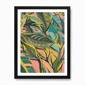 Tropical Leaves Art Print