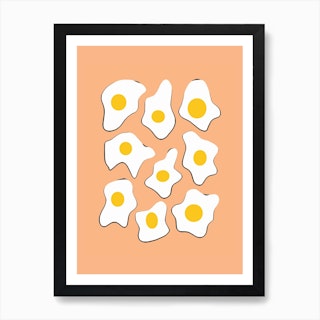 Nine Eggs A Day Art Print