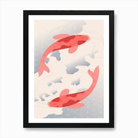 Koi Fish Art Print