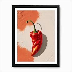 Red Chili Pepper 7 Art Print