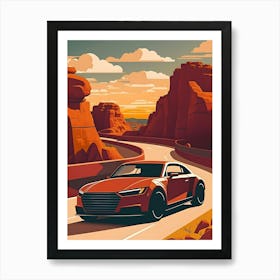 Audi Tt Road Trip Art Print