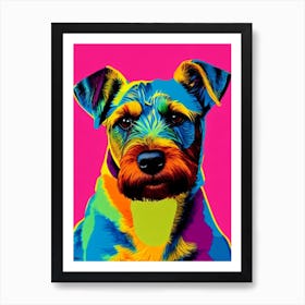 Airedale Terrier Andy Warhol Style Dog Art Print