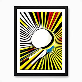 Black Hole Bright Comic Space Art Print