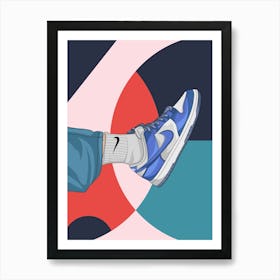 Sneakers Dunk Rich Art Print