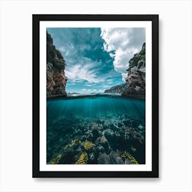 Underwater Seascape Art Print