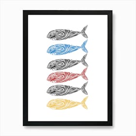 Whales.3.1. Uk Art Print