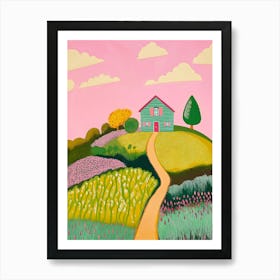 House On A Hill Art Print