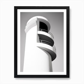 Faro, Portugal, Photography In Black And White 2 Art Print