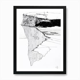 Cliff Edge Art Print