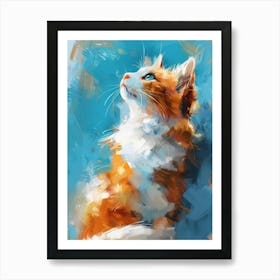 Orange Tabby Cat 13 Art Print