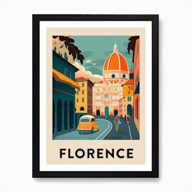 Florence Vintage Travel Poster Art Print