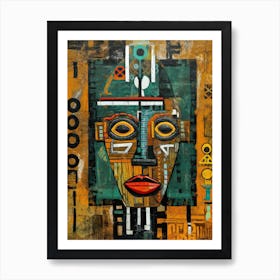 African tribe art, Africa decor Art Print