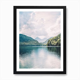 Alpsee Mountain Lake 2 Art Print