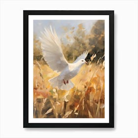 Bird Painting Dove 1 Art Print